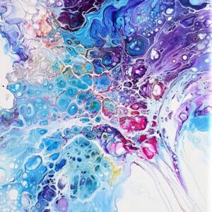 Fluid Painting mit Föhn-Technik